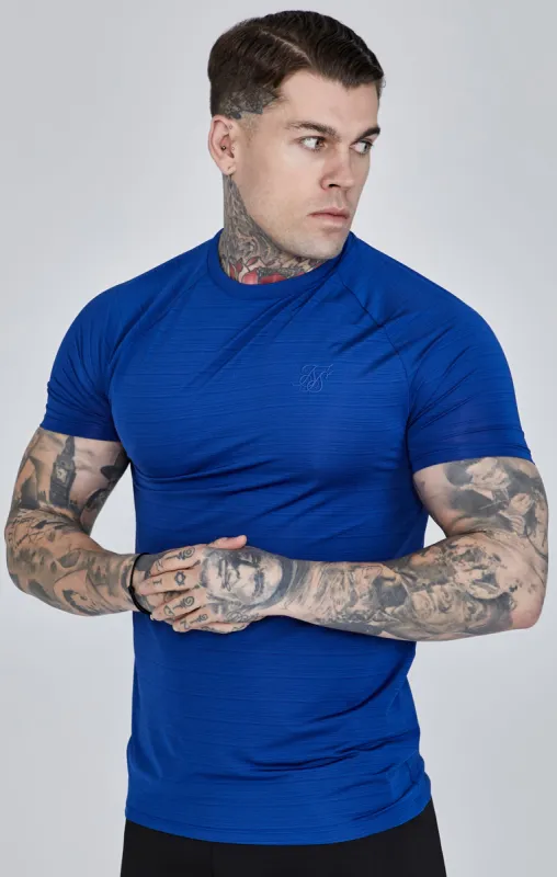 Blue Muscle Fit T-Shirt sold by Siksilk