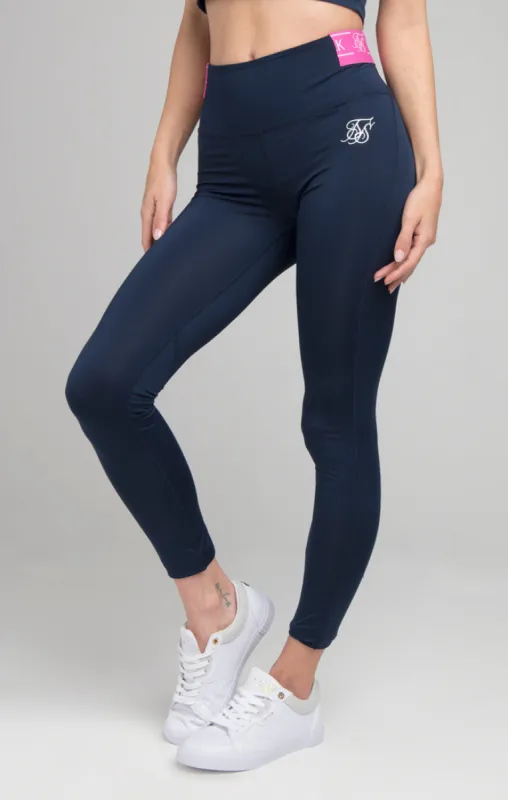 SikSilk Advantage Leggings - Navy sold by Siksilk