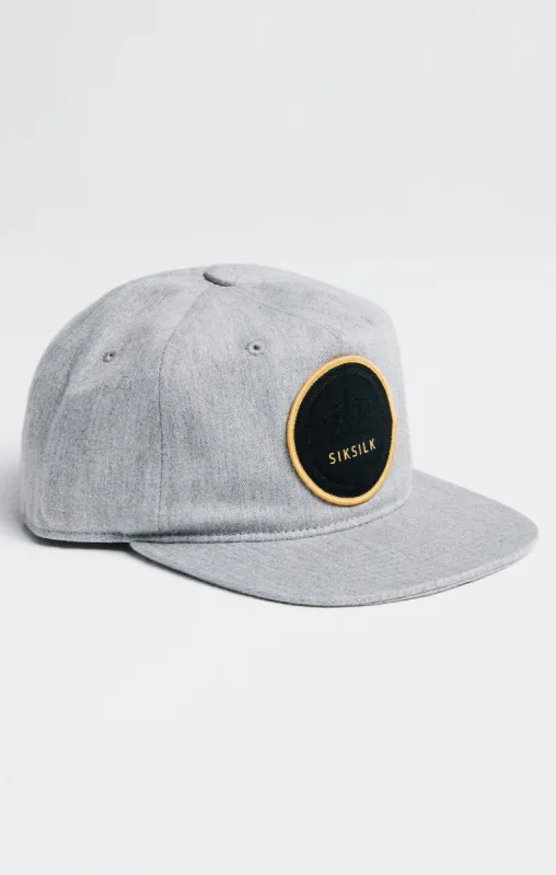 SikSilk Cotton Snapback - Grey Marl sold by Siksilk