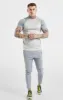 Grey Sports Poly Track Pant sold by Siksilk