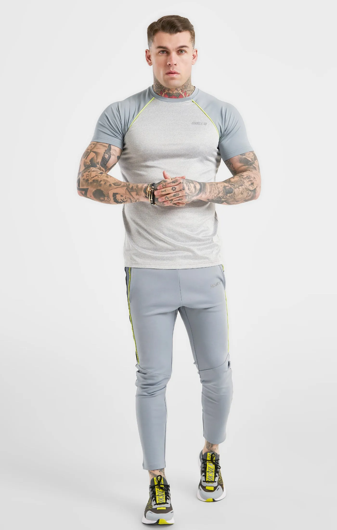 Grey Sports Poly Track Pant sold by Siksilk product image thumbnail 3
