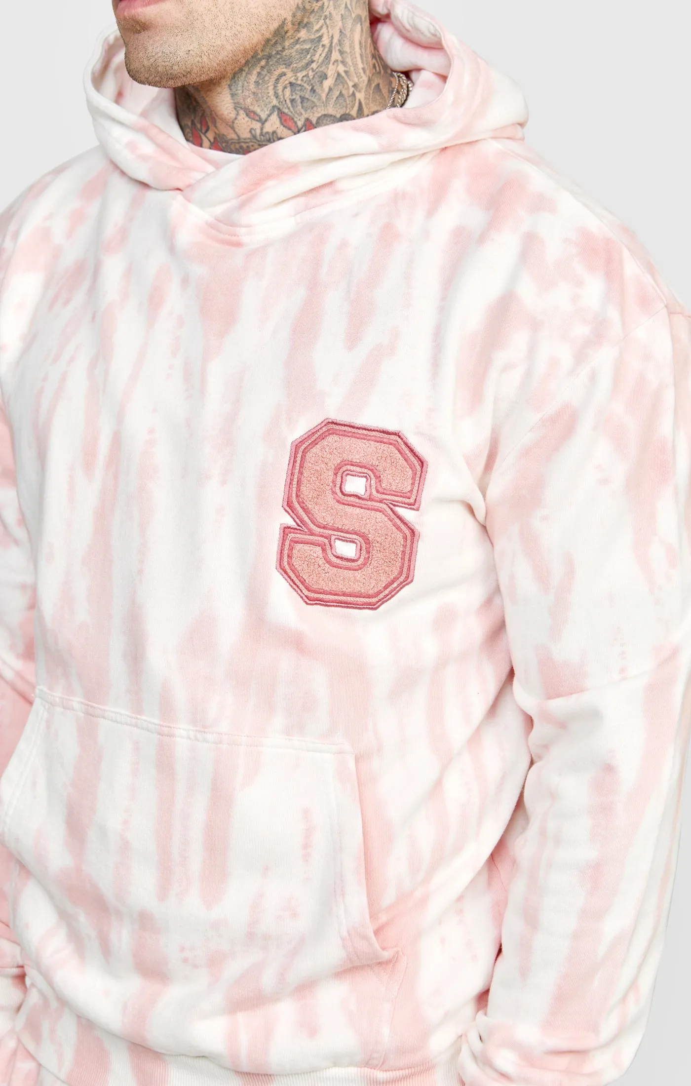 Pink Tie Dye Hoodie sold by Siksilk product image thumbnail 2