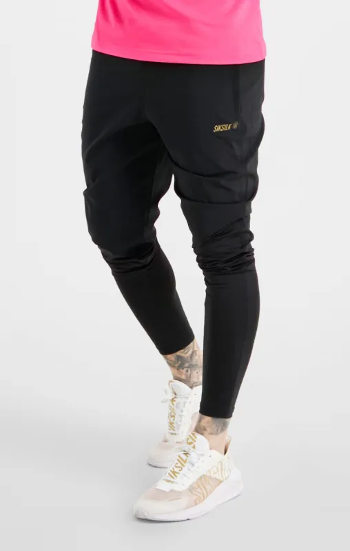 Black Sports Pant sold by Siksilk
