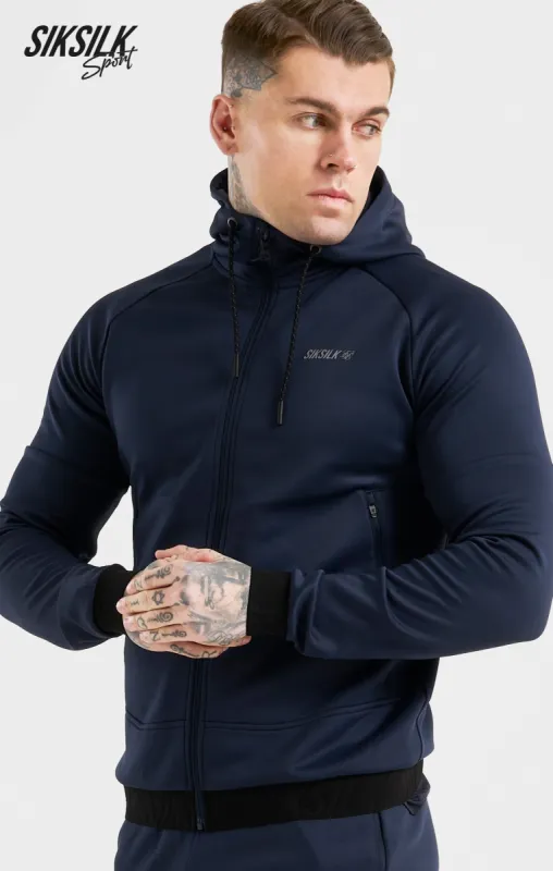 Grey Sports Zip Through Jacket sold by Siksilk