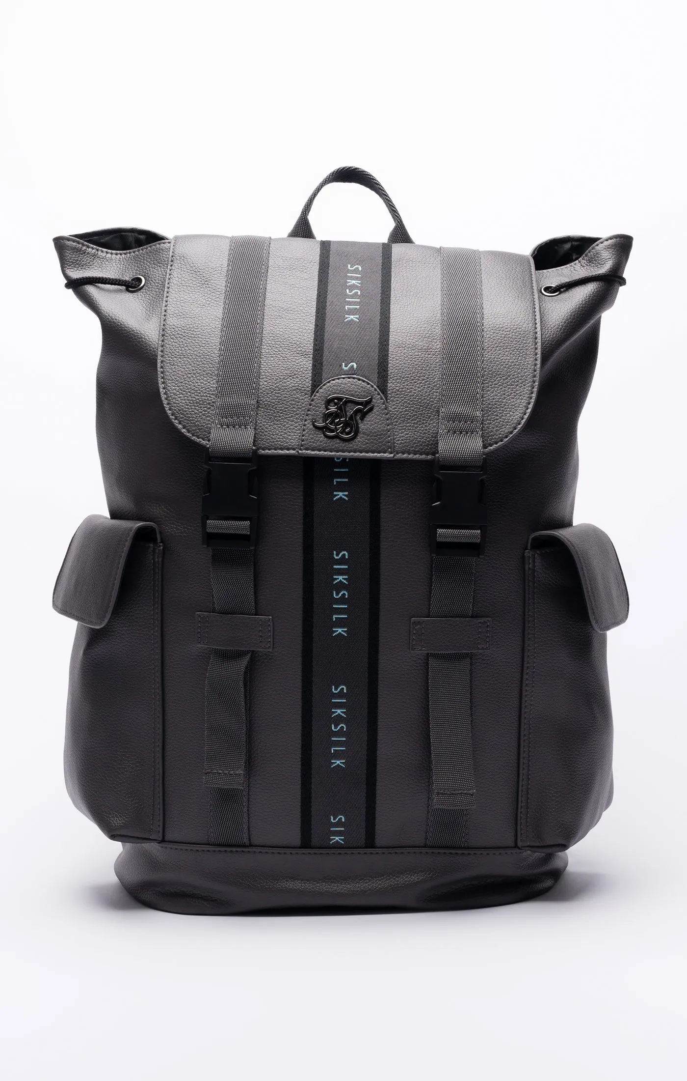 Grey Taped Backpack sold by Siksilk