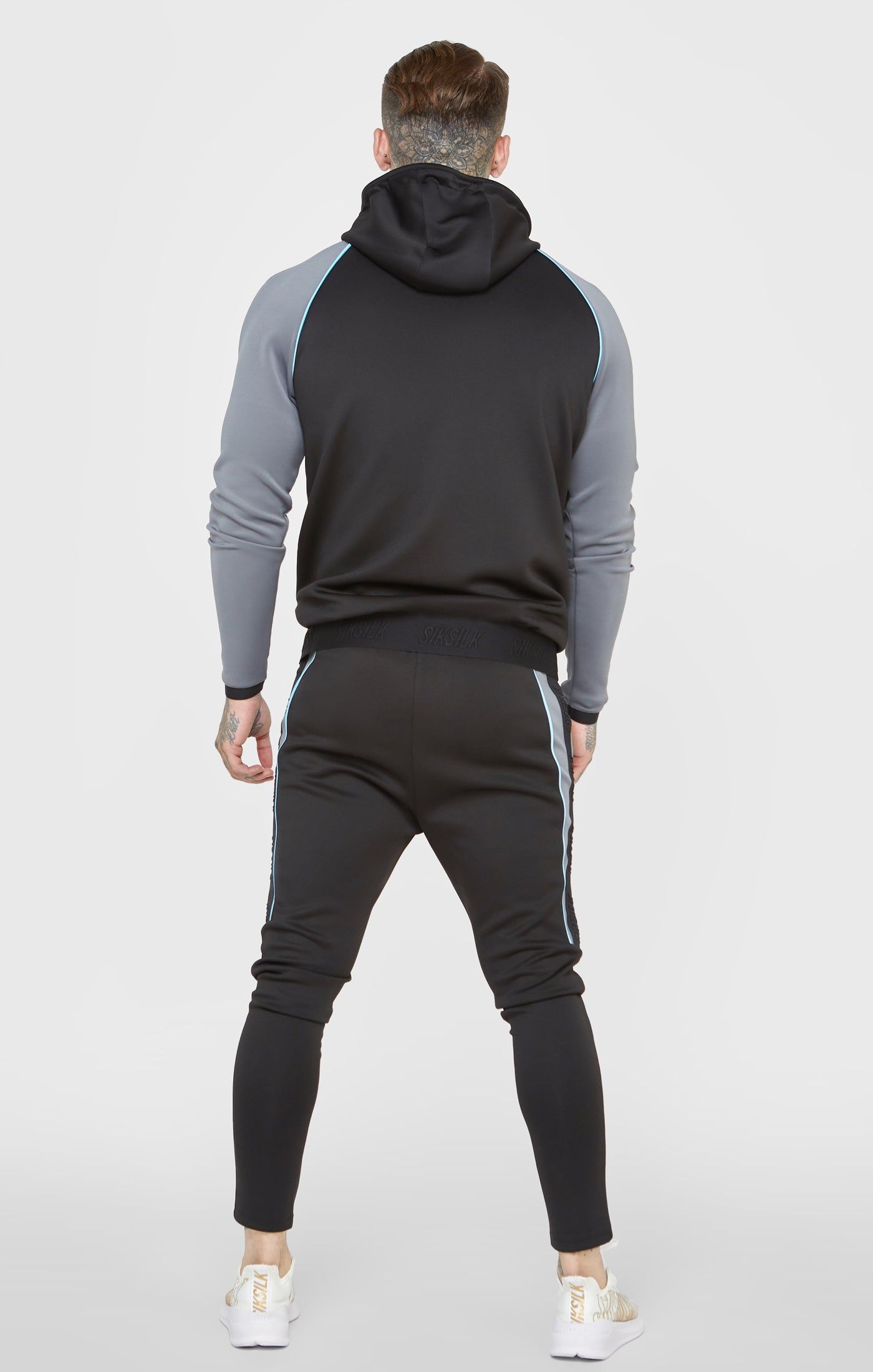 Black Sports Track Pant sold by Siksilk product image thumbnail 5