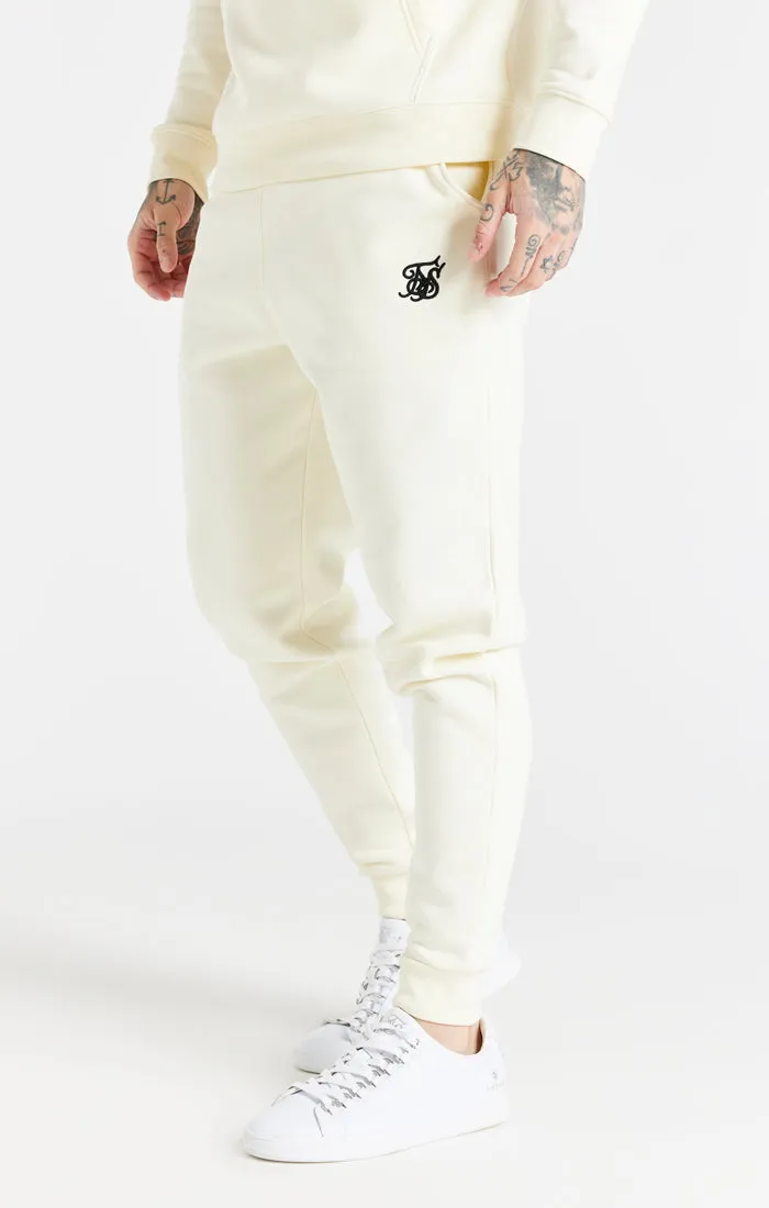 Ecru Essential Fitted Jogger sold by Siksilk