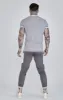 Grey Muscle Fit Joggers sold by Siksilk