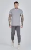 Grey Muscle Fit Joggers sold by Siksilk