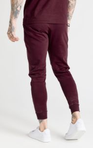 Burgundy Essential Cuffed Jogger sold by Siksilk