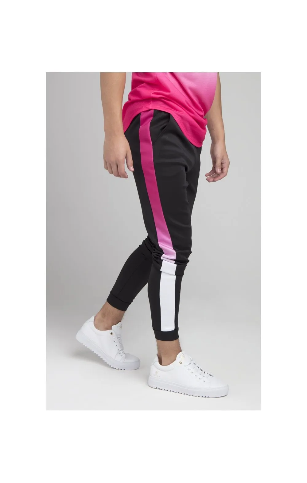 Illusive London Fade Panel Jogger - Black sold by Siksilk product image thumbnail 2