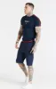 Navy Muscle Fit T-Shirt sold by Siksilk
