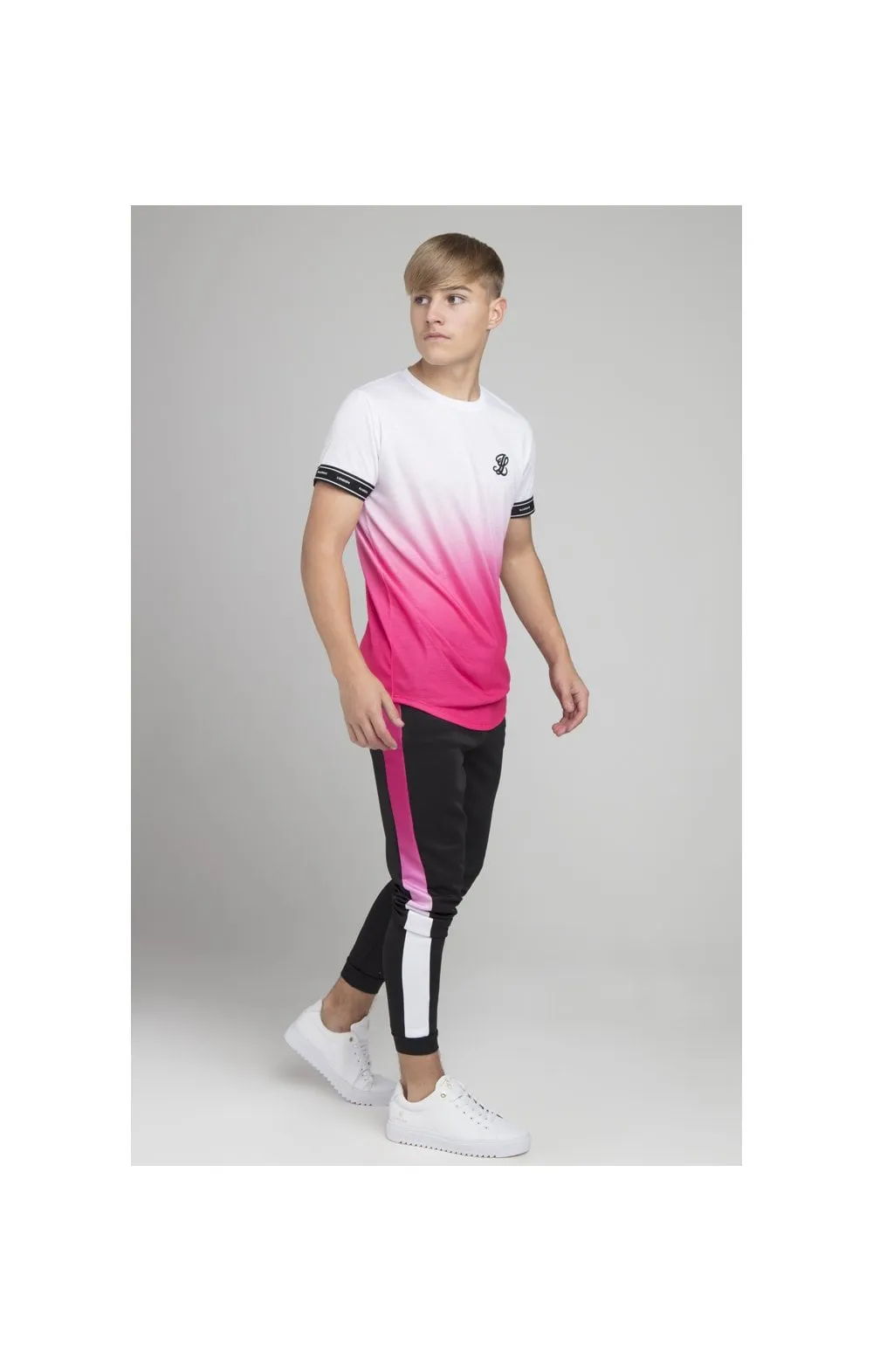 Illusive London Fade Panel Jogger - Black sold by Siksilk product image thumbnail 5