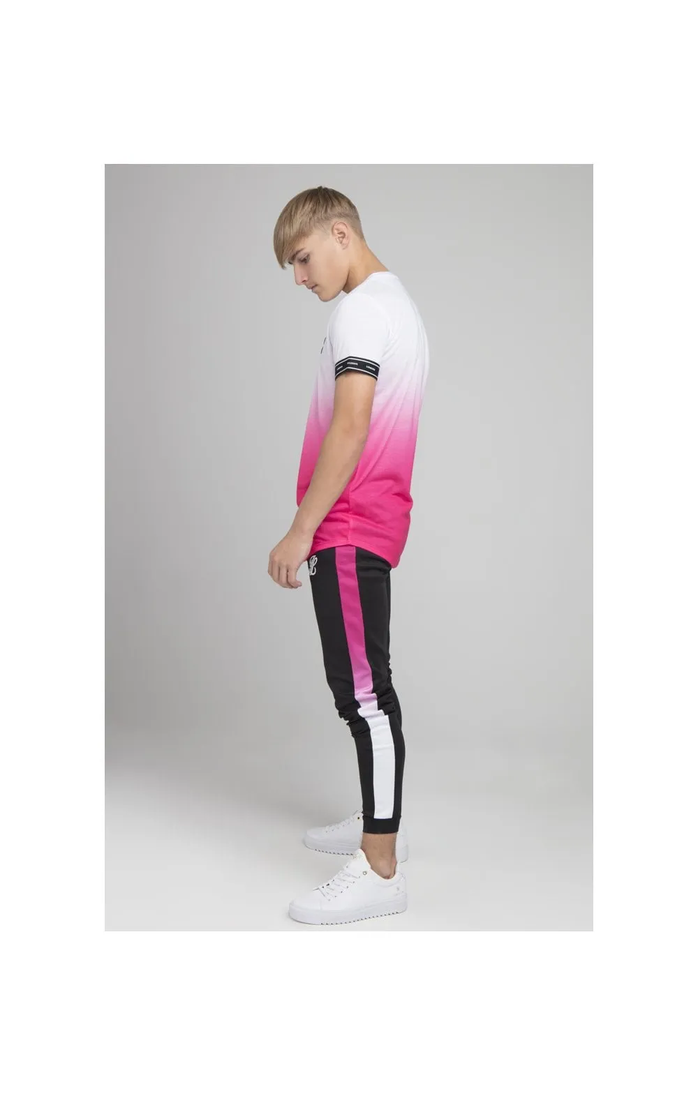 Illusive London Fade Panel Jogger - Black sold by Siksilk product image thumbnail 4