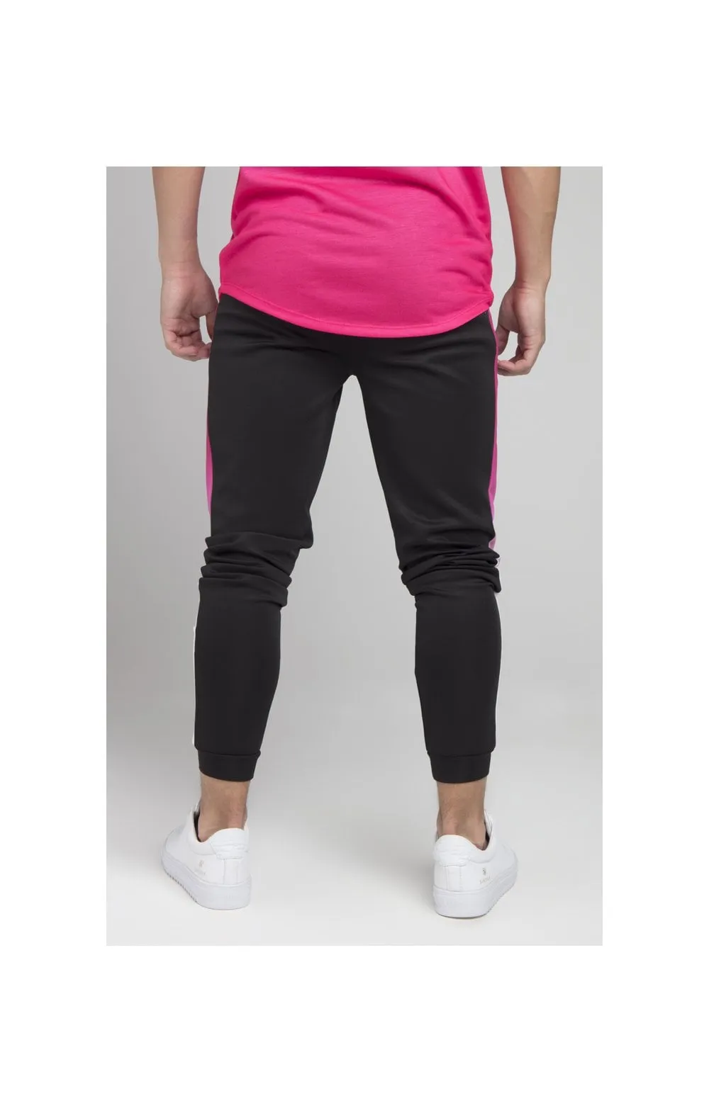 Illusive London Fade Panel Jogger - Black sold by Siksilk product image thumbnail 3