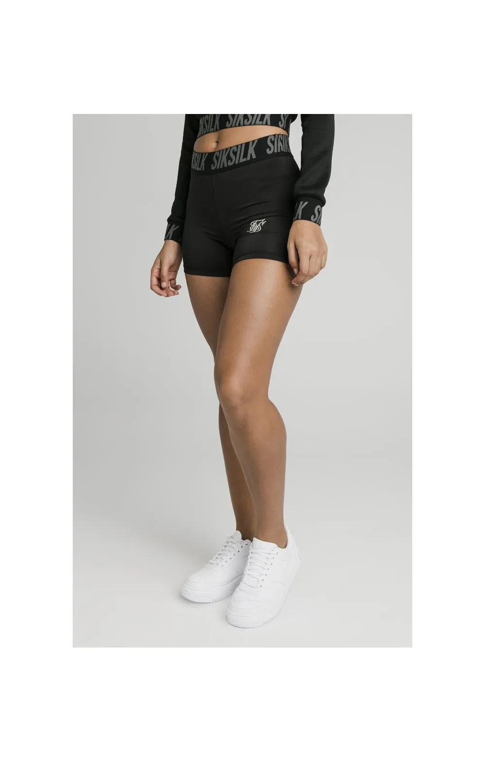 SikSilk Tape Gym Shorts - Black sold by Siksilk product image thumbnail 3