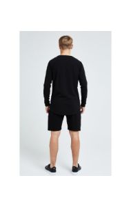 Boys Illusive Black Essentials Jersey Short sold by Siksilk