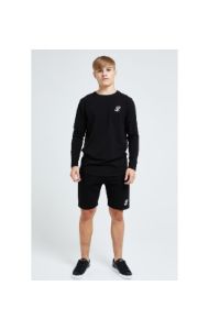 Boys Illusive Black Essentials Jersey Short sold by Siksilk