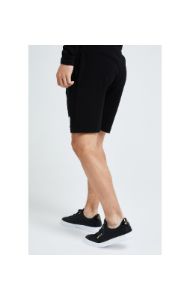 Boys Illusive Black Essentials Jersey Short sold by Siksilk