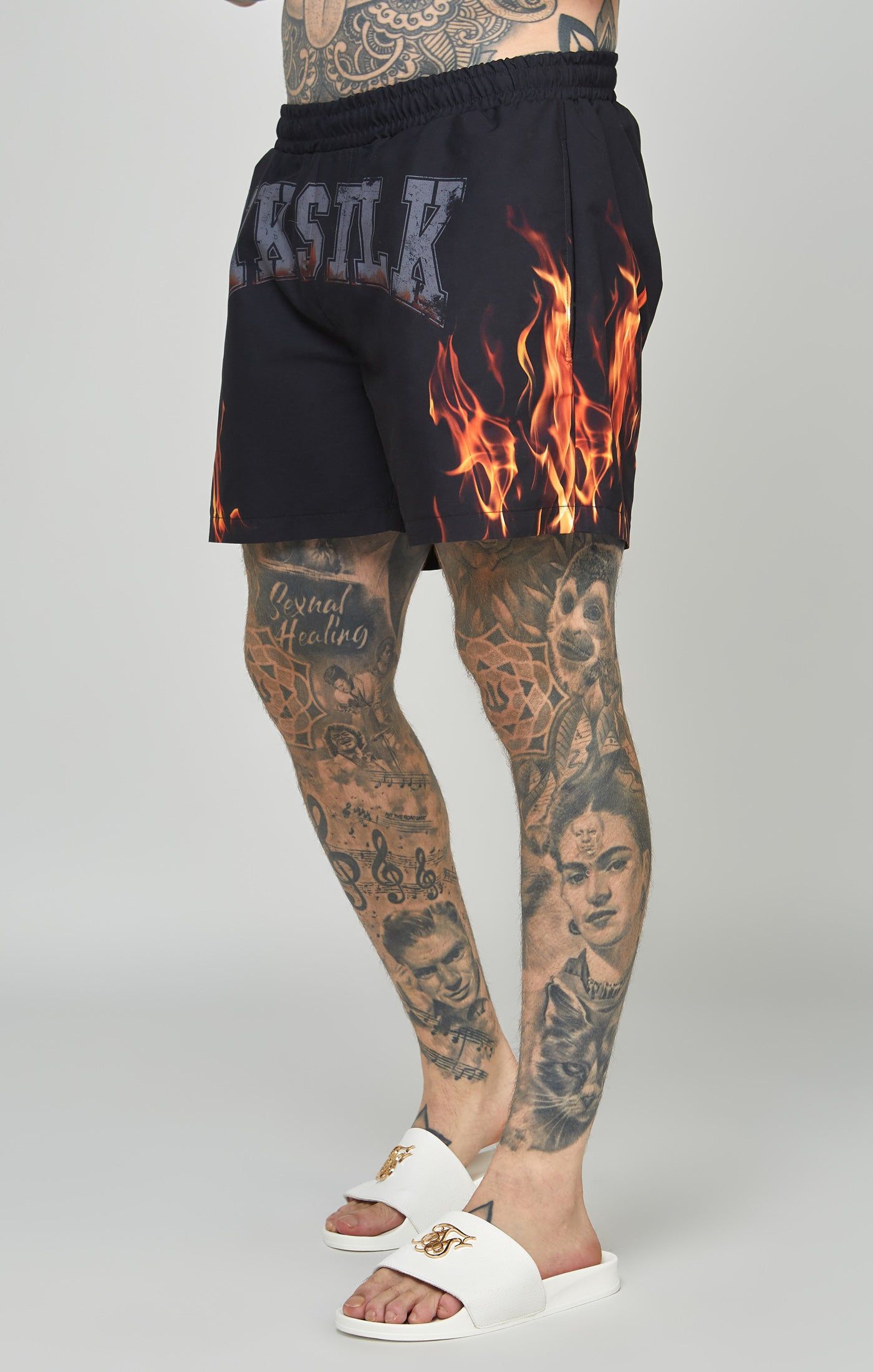 Black Fire Swim Short sold by Siksilk product image thumbnail 3