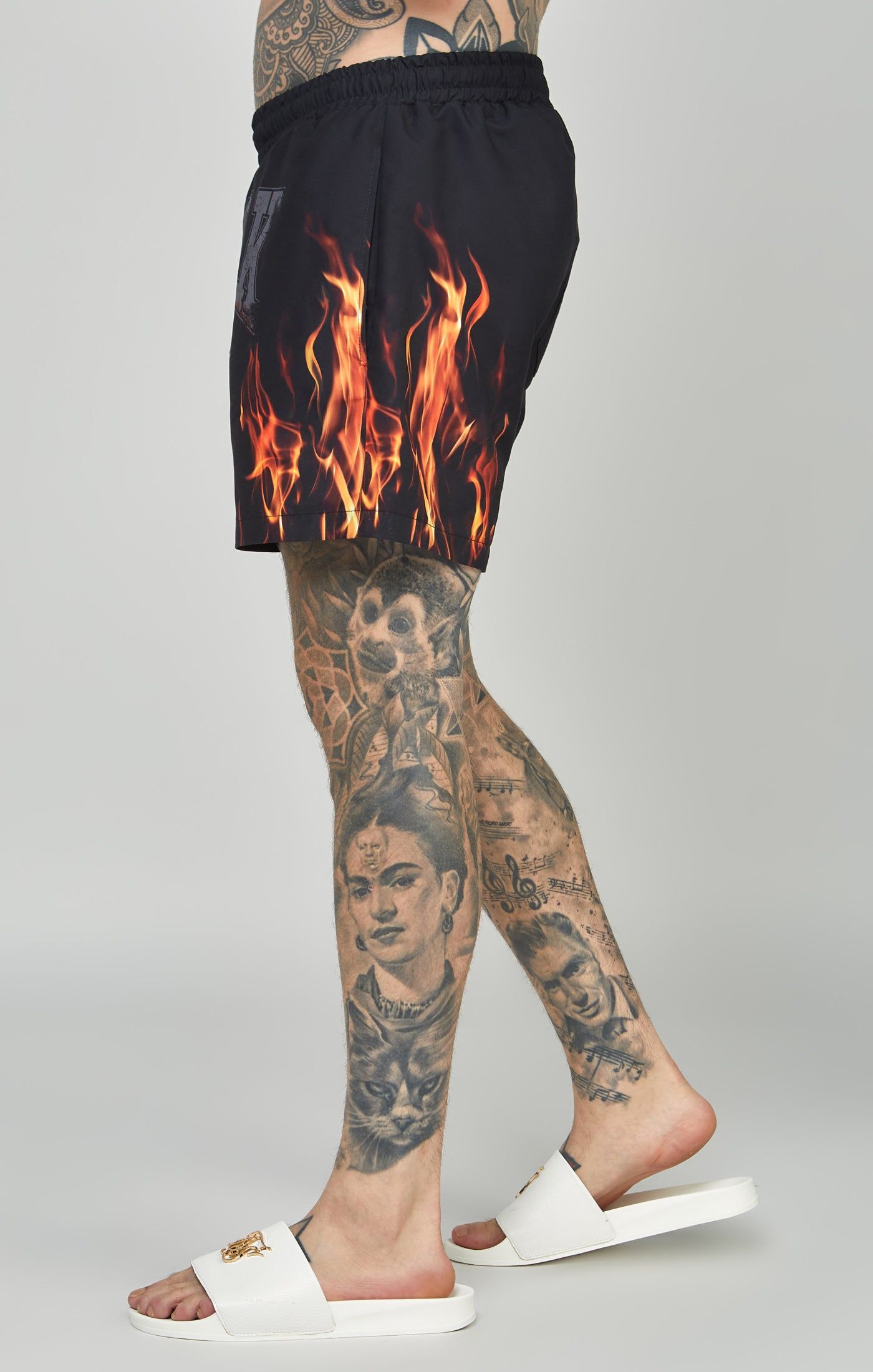 Black Fire Swim Short sold by Siksilk product image thumbnail 4