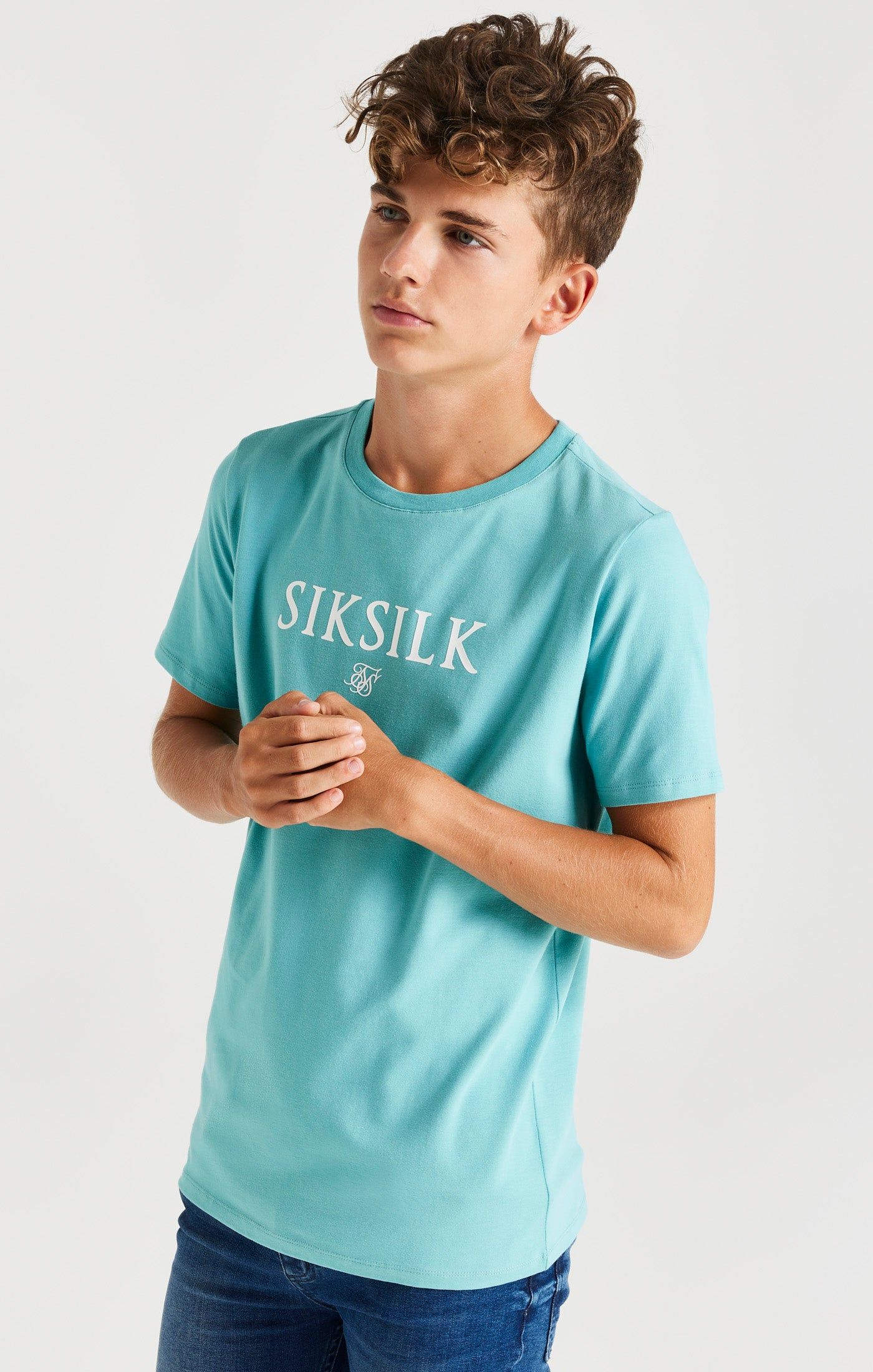 SikSilk Branded Tee - Teal sold by Siksilk product image thumbnail 2