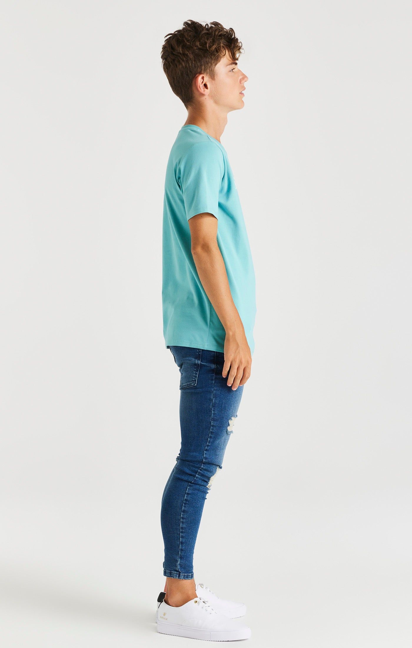 SikSilk Branded Tee - Teal sold by Siksilk product image thumbnail 6