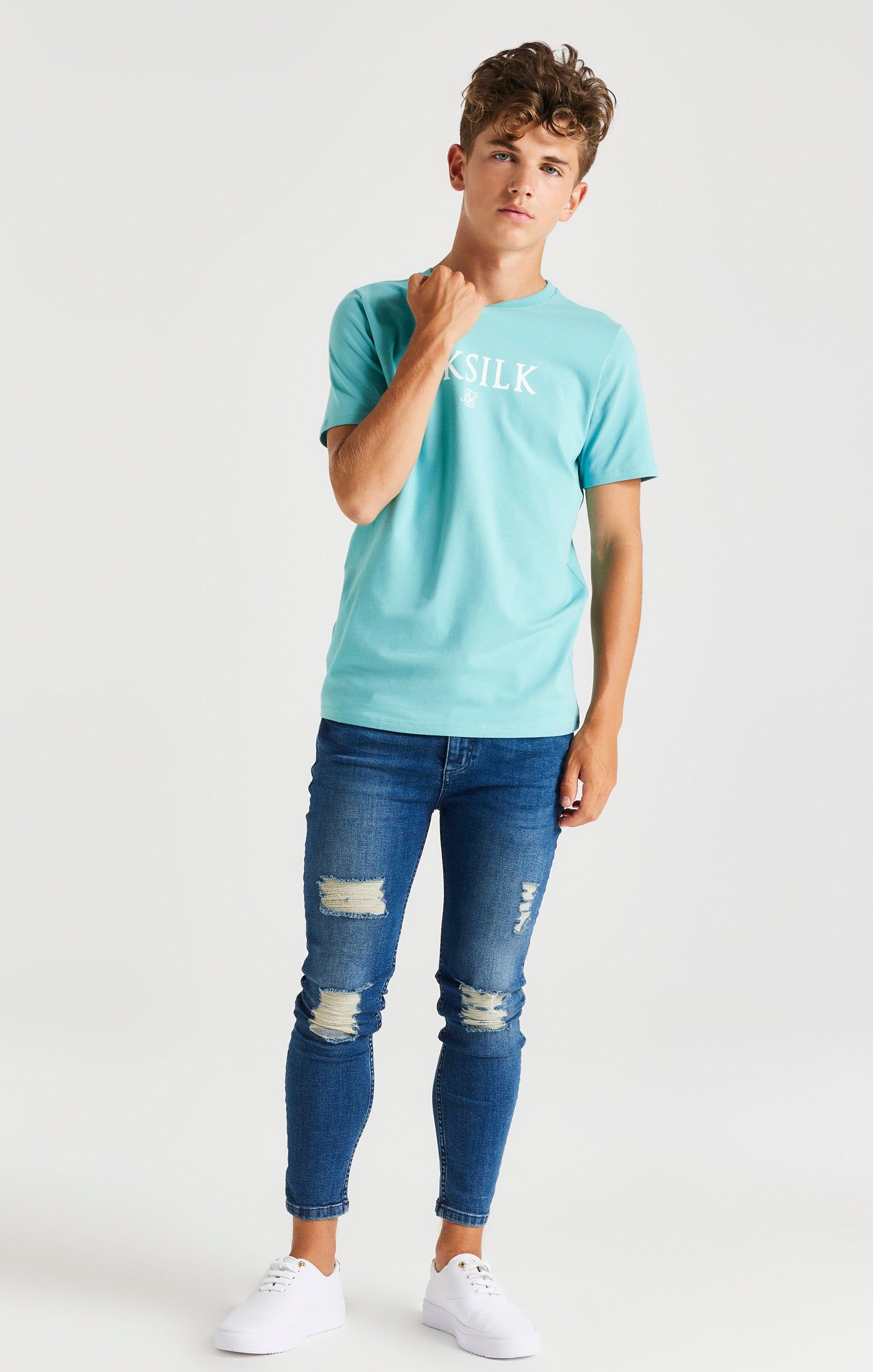 SikSilk Branded Tee - Teal sold by Siksilk product image thumbnail 4