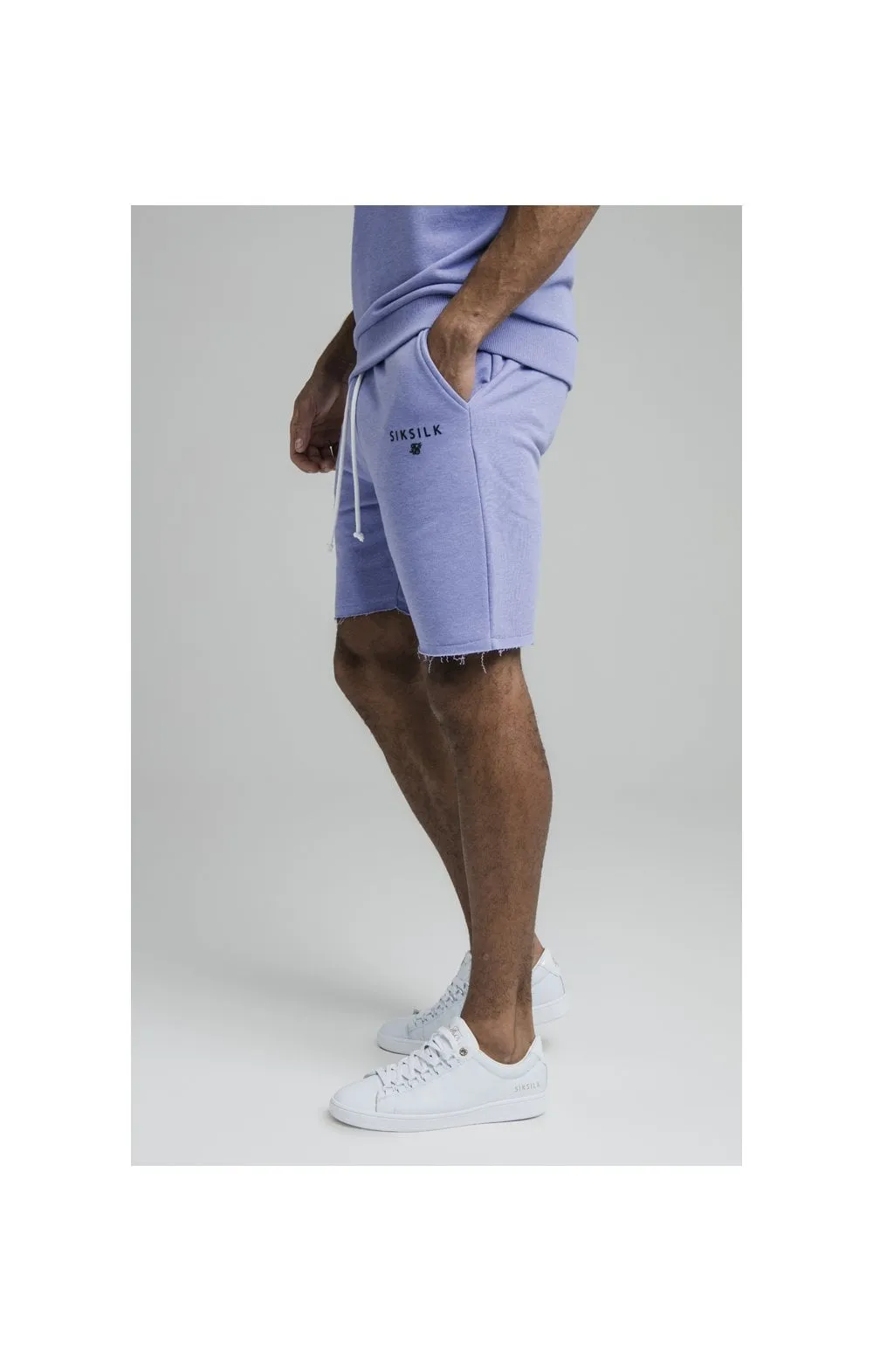 Purple Marl Relaxed Crew Short sold by Siksilk product image thumbnail 4