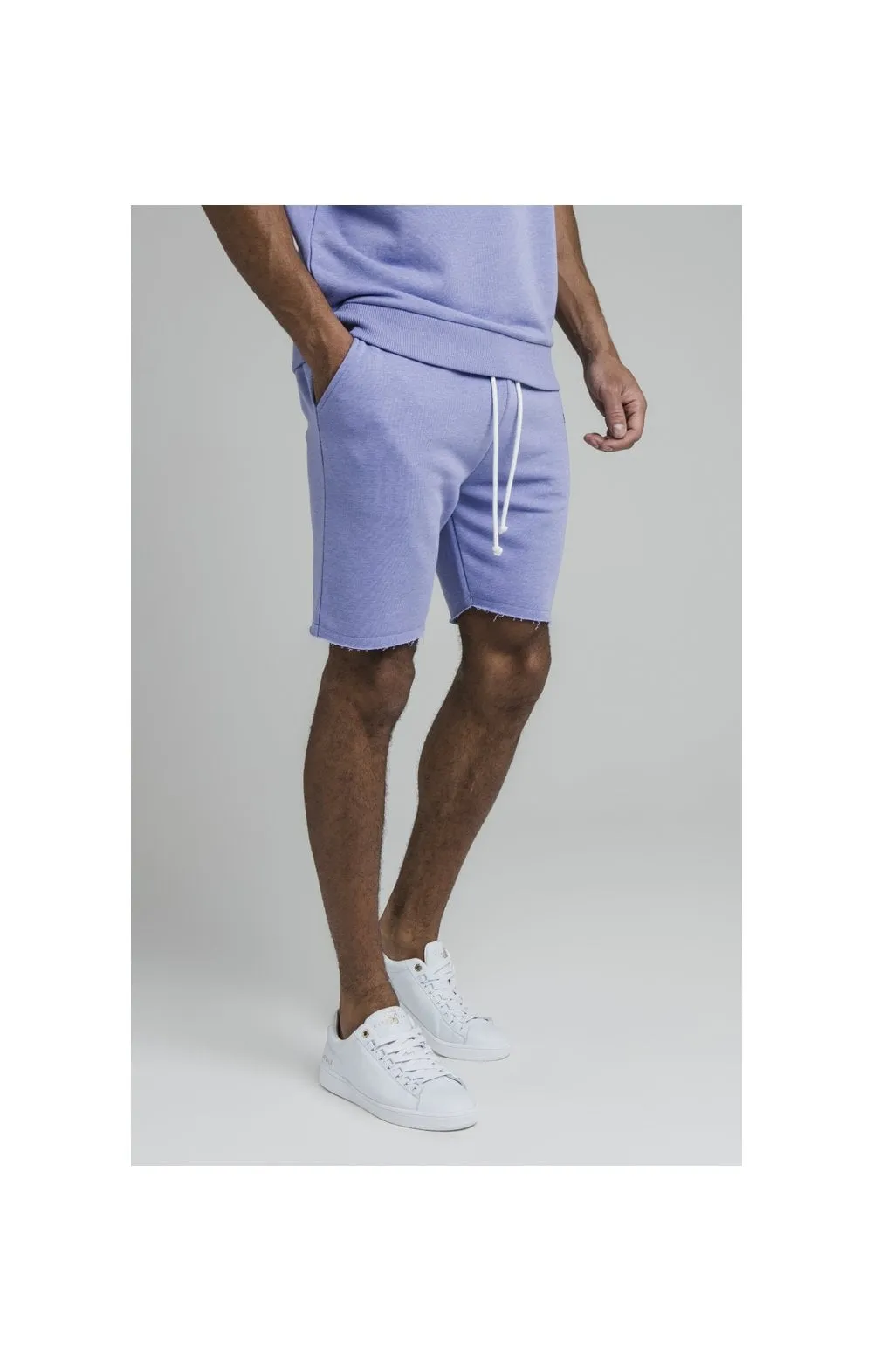 Purple Marl Relaxed Crew Short sold by Siksilk product image thumbnail 2