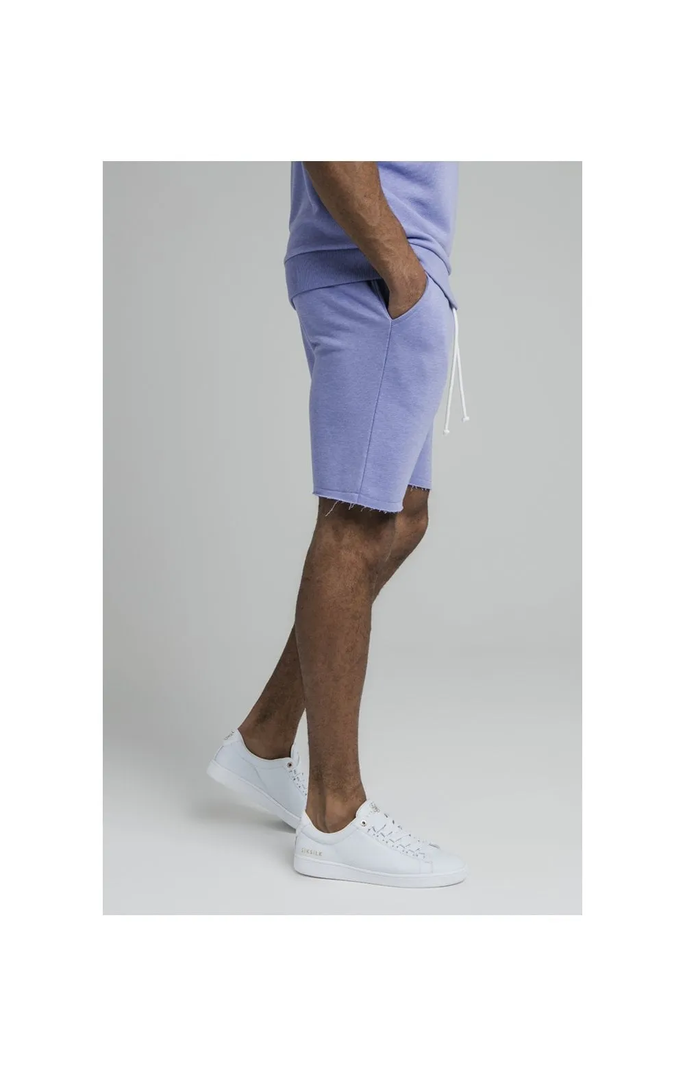 Purple Marl Relaxed Crew Short sold by Siksilk product image thumbnail 3