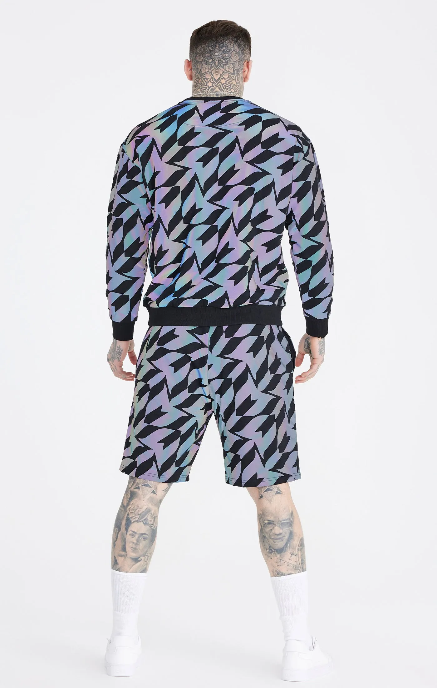 Black Iridescent Crew Sweatshirt sold by Siksilk product image thumbnail 5