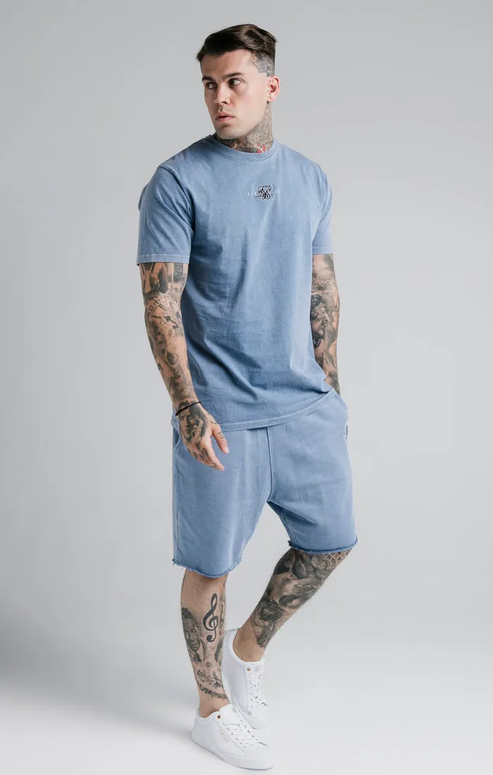 SikSilk S/S Standard Fit Tee - Washed Blue sold by Siksilk product image thumbnail 4