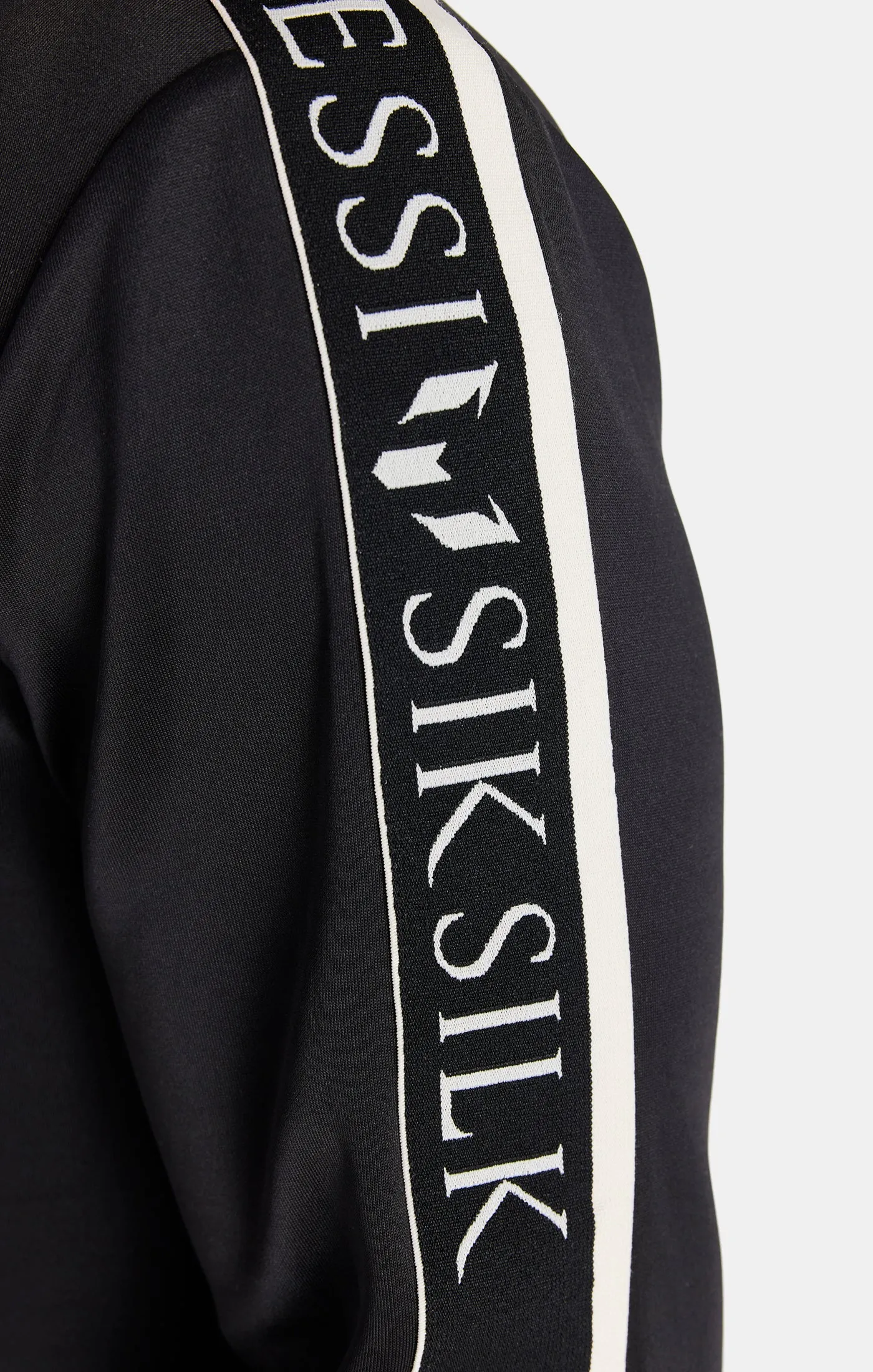 Messi x SikSilk Black Taped Zip Hoodie sold by Siksilk product image thumbnail 4