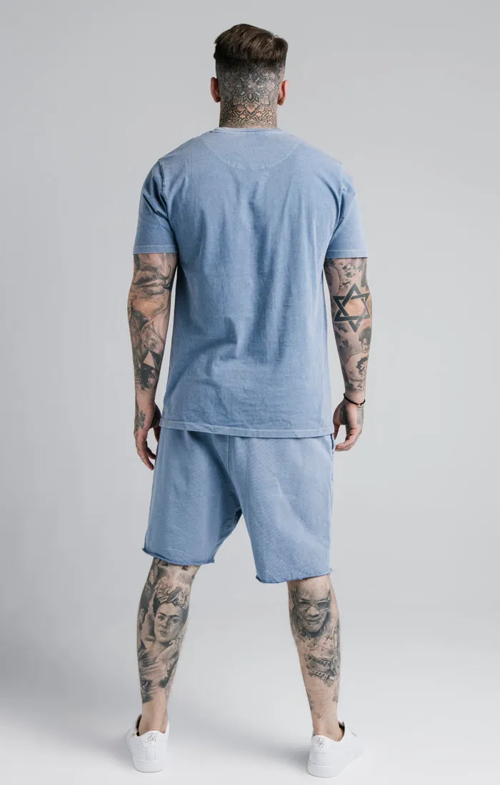 SikSilk S/S Standard Fit Tee - Washed Blue sold by Siksilk product image thumbnail 5