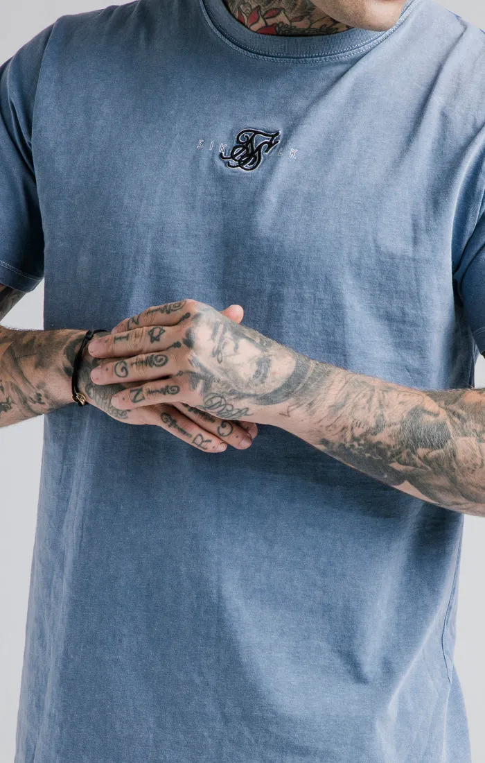 SikSilk S/S Standard Fit Tee - Washed Blue sold by Siksilk product image thumbnail 2