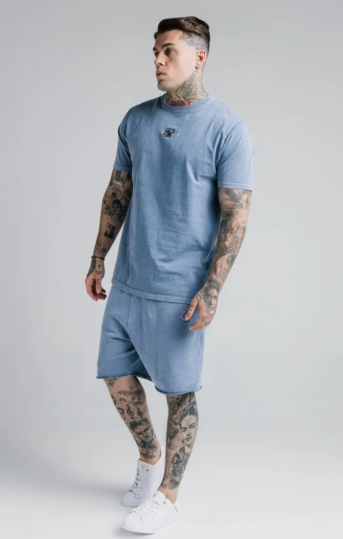 SikSilk S/S Standard Fit Tee - Washed Blue sold by Siksilk product image thumbnail 3