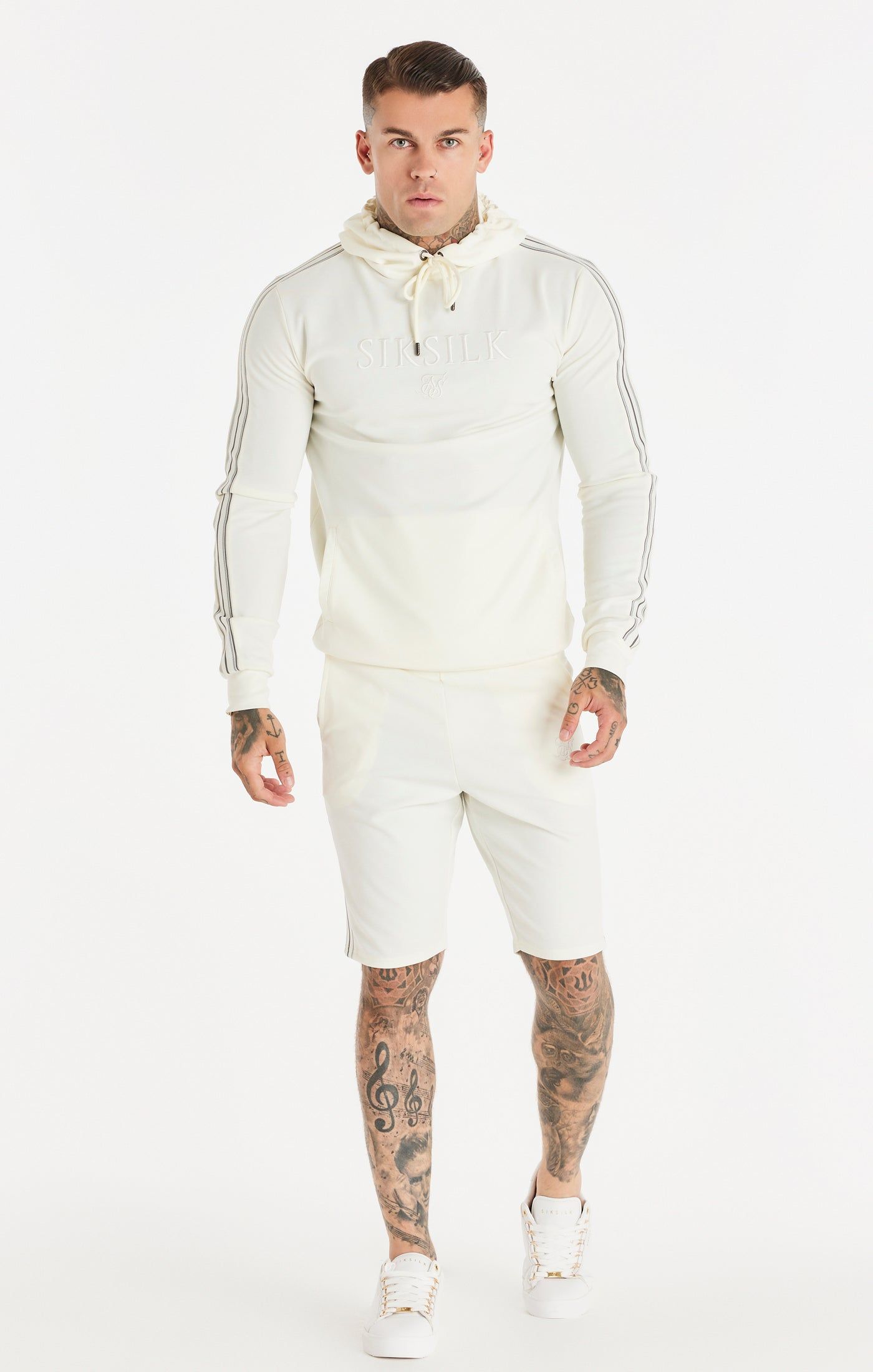 SikSilk Elevate Overhead Hoodie - Ecru sold by Siksilk product image thumbnail 4