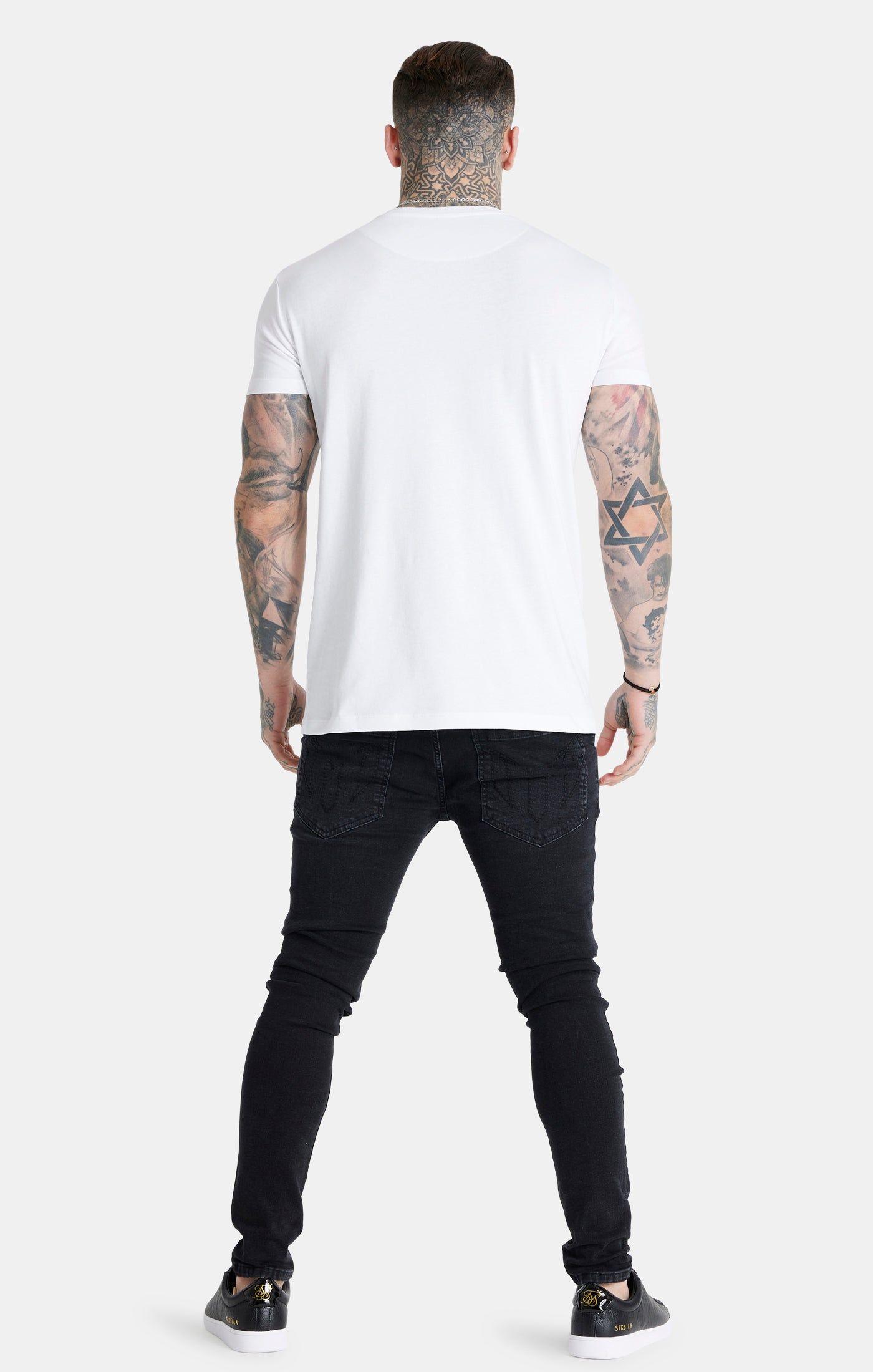 Messi x SikSilk White Rhinestone T-Shirt sold by Siksilk product image thumbnail 5
