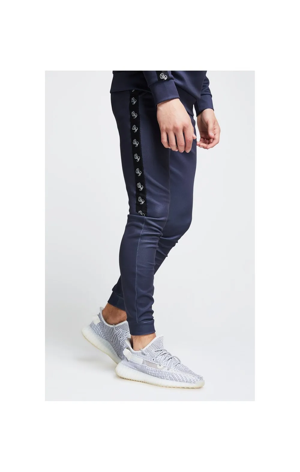 Illusive London Tape Cuffed Joggers – Grey sold by Siksilk product image thumbnail 2