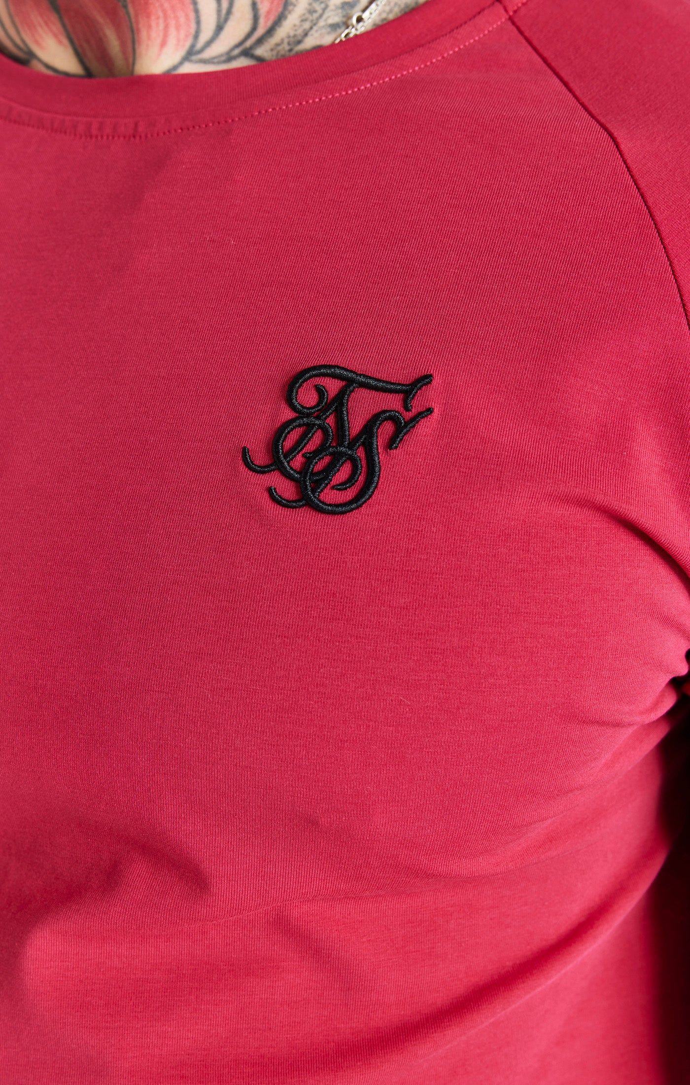 Pink Elastic Cuff T-Shirt sold by Siksilk product image thumbnail 2