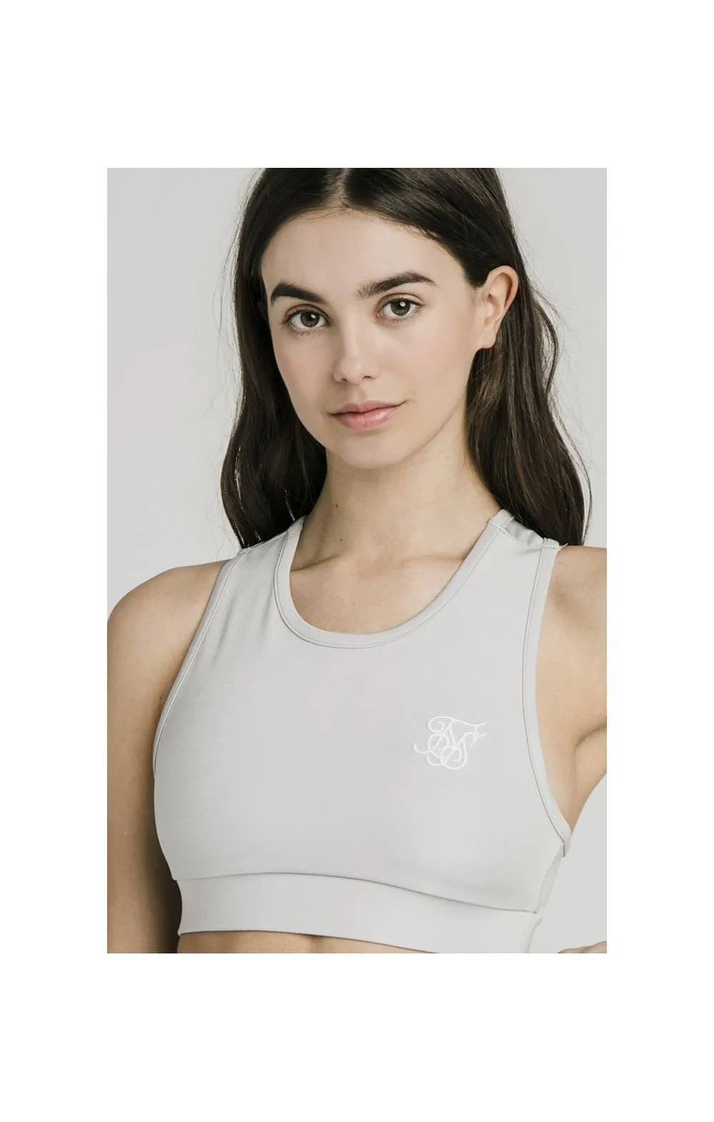 SikSilk Disco Bralette – Silver sold by Siksilk