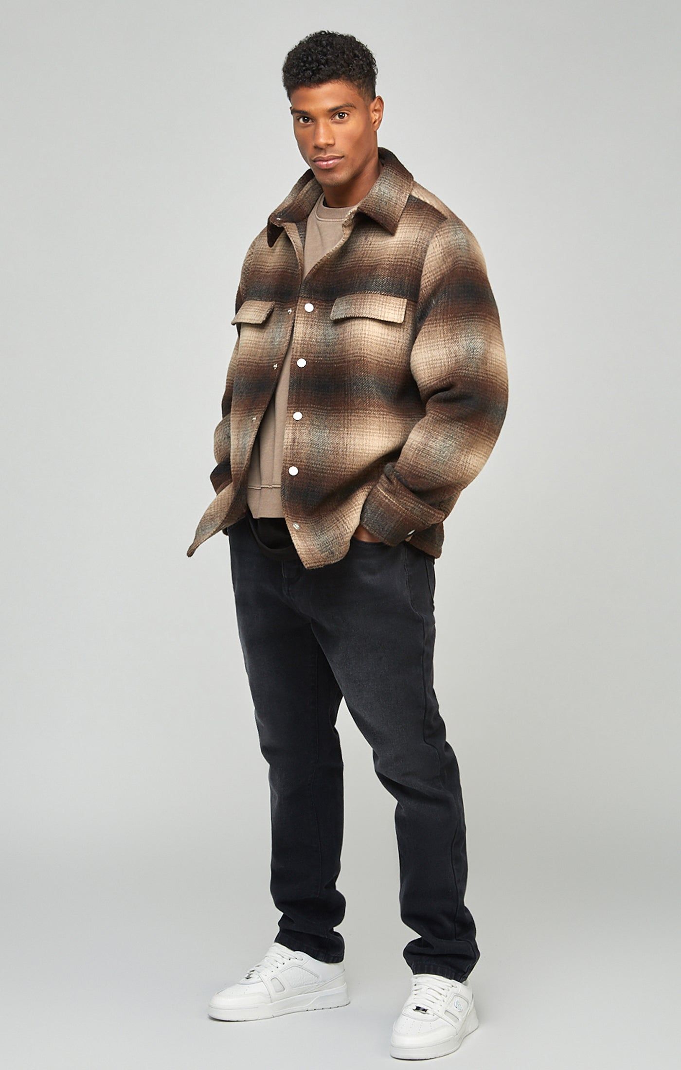 Black Straight Cut Denim Jeans sold by Siksilk product image thumbnail 2