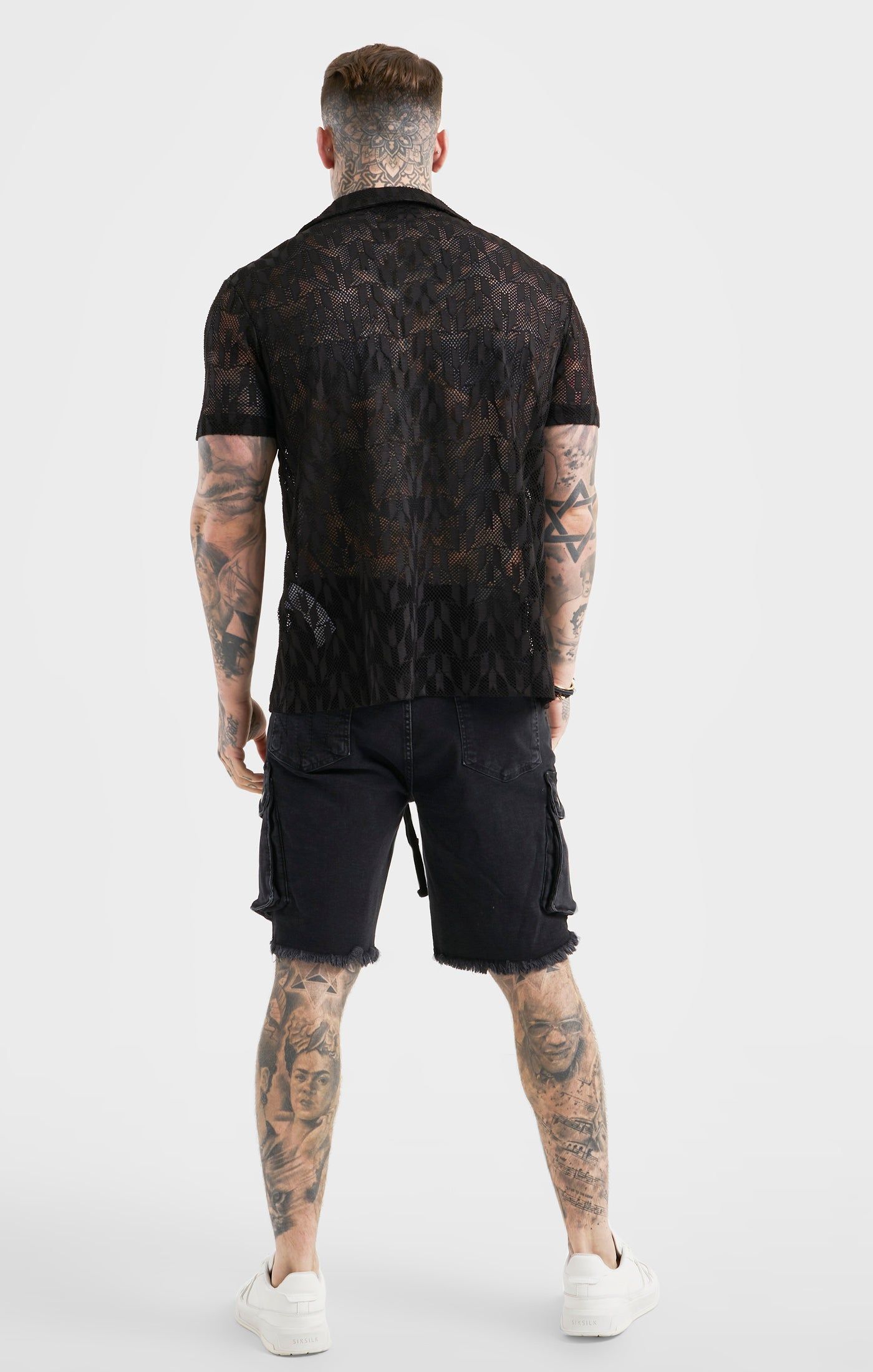 Messi x SikSilk Black Knit Shirt sold by Siksilk product image thumbnail 5