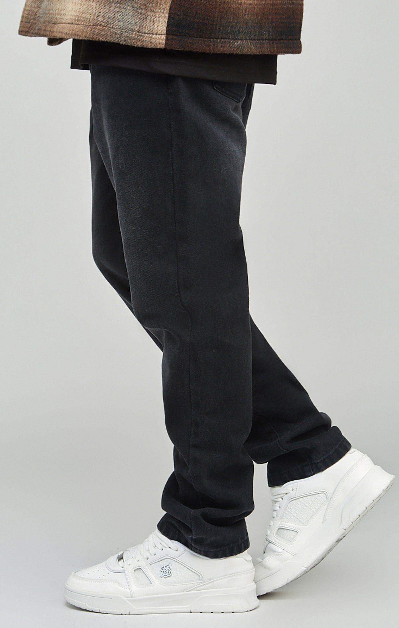 Black Straight Cut Denim Jeans sold by Siksilk product image thumbnail 3