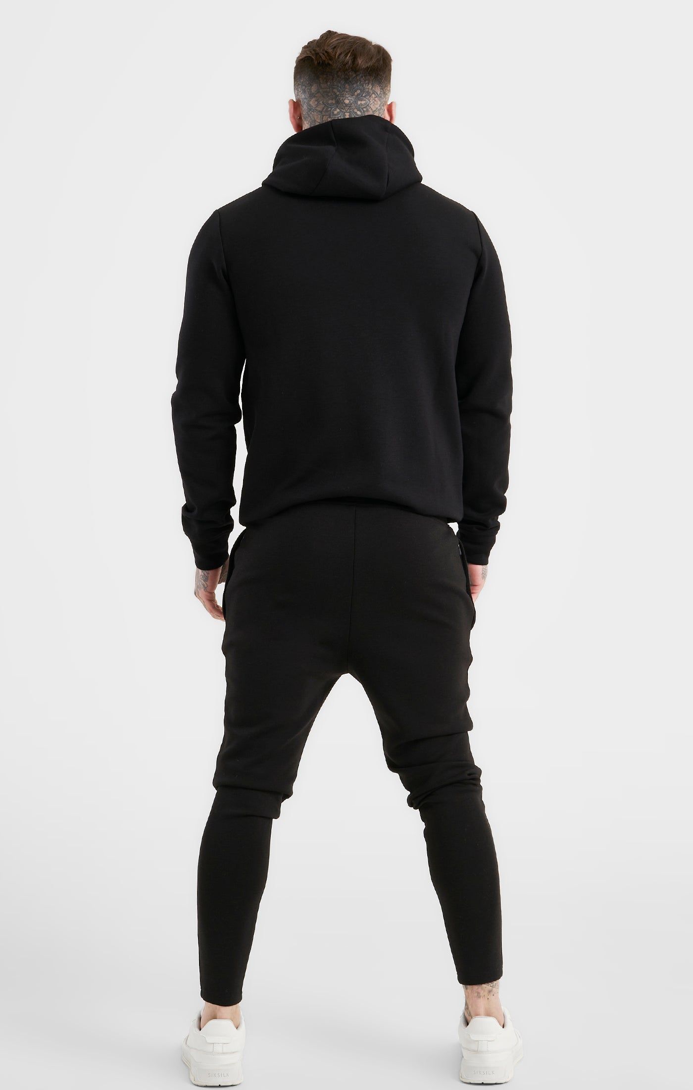 Black Sports Overhead Hoodie sold by Siksilk product image thumbnail 5