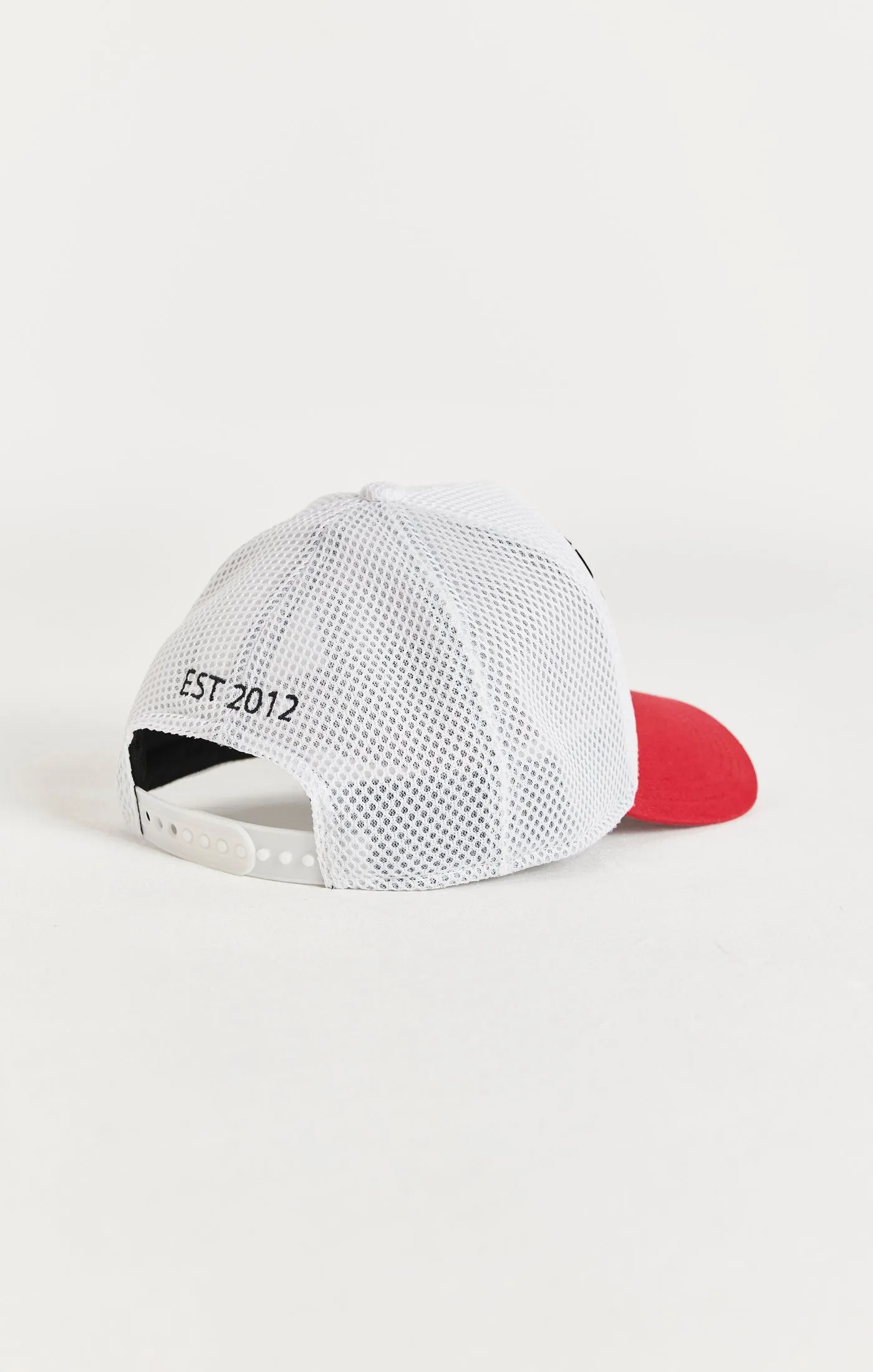 White Full Mesh 89 Trucker Cap sold by Siksilk product image thumbnail 4