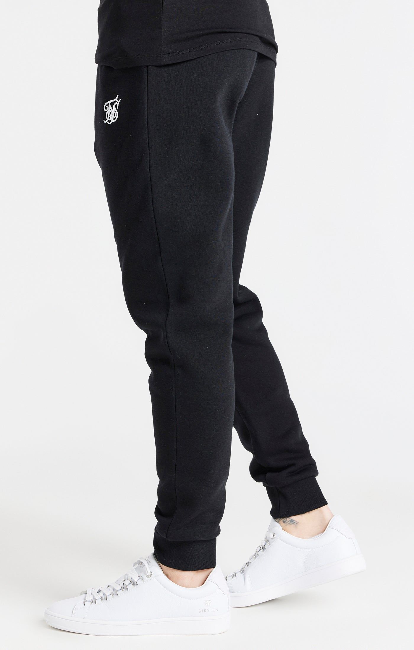 Black Essential Cuffed Jogger sold by Siksilk product image thumbnail 2