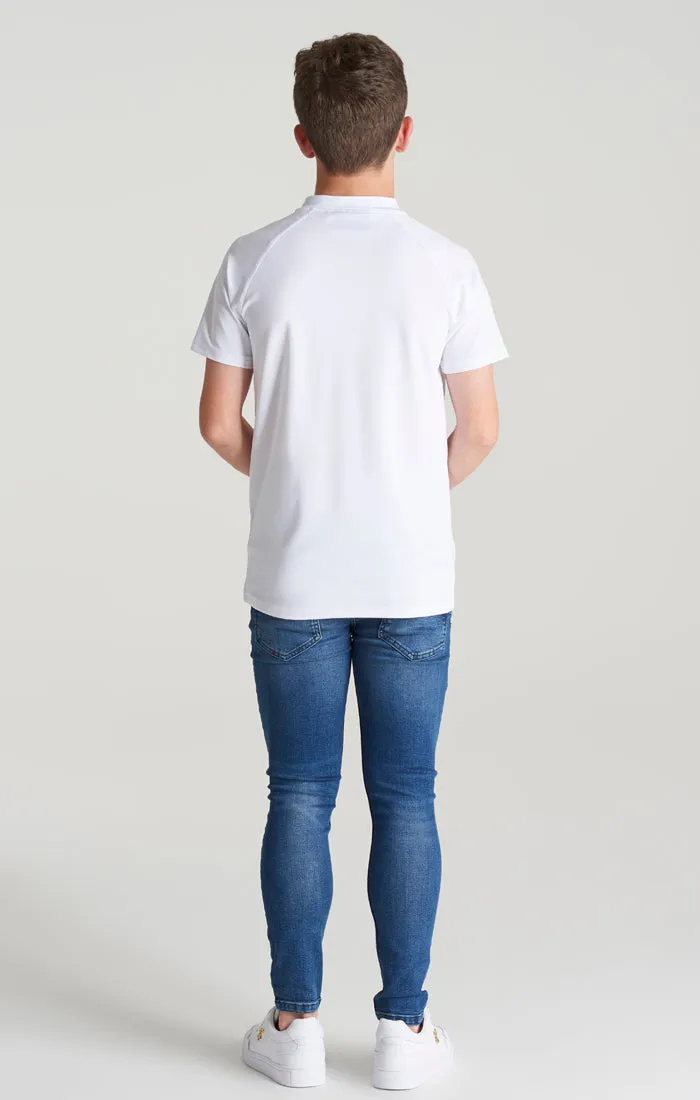 Boys Blue Distressed Skinny Denim Jean sold by Siksilk product image thumbnail 4