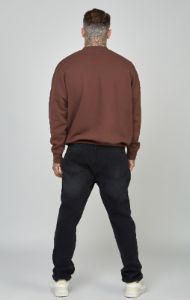 Script Logo Oversized Sweatshirt sold by Siksilk